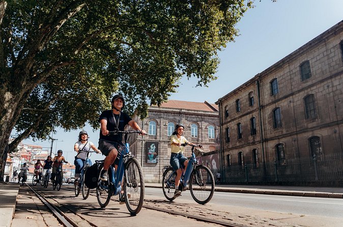 3-Hour Porto Highlights on a Electric Bike Guided Tour - Clérigos Tower area and the outside look at Livraria Lello