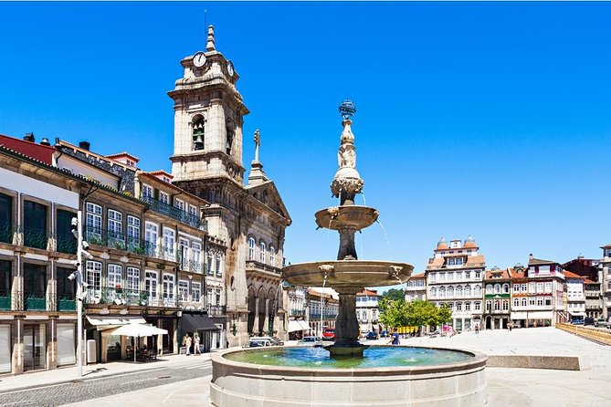 Braga and Guimarães Full Day Private Tour from Porto - Lunch at Santiago Square, then a clean shift to Braga