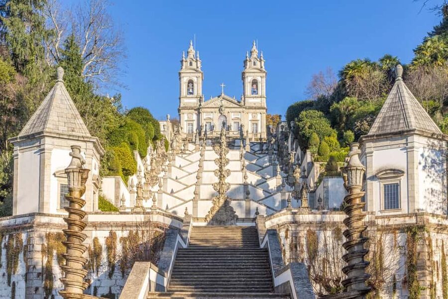 Braga & Guimarães Day Tour from Porto Small Group 8 ppl Local Guide - Bom Jesus do Monte: the sanctuary stop that changes the view