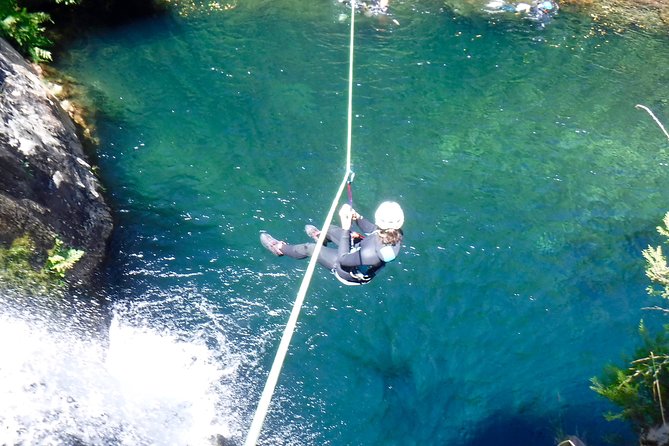 Canyoning from Porto - Your descent: walking, swimming, jumps, rappels, zip lines, and slides