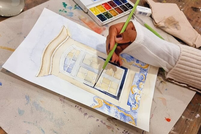 Create Watercolour With Hugo do Lago in Porto - What you paint: a Porto scene you can recognize later