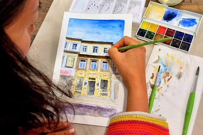 Create Watercolour With Hugo do Lago in Porto - Materials and comfort: what’s included and what to bring