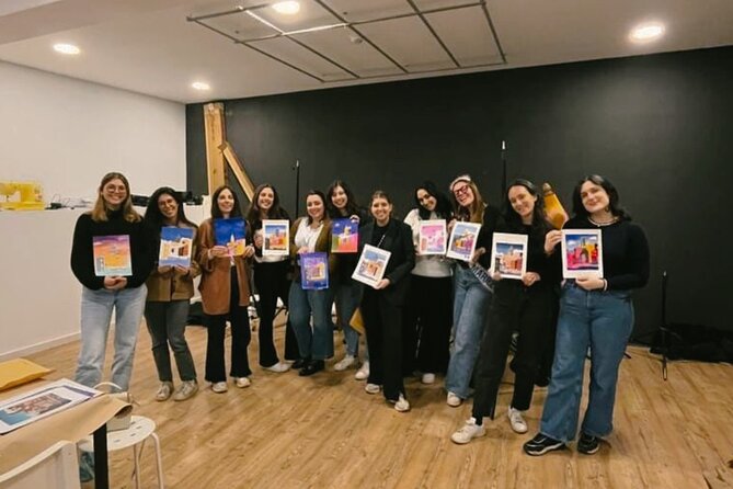 Downtown Porto Acrylic Painting Workshop for Groups or Individual - Key highlights to know before you go