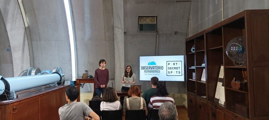 Exclusive visit to the Astronomical Observatory of Gaia - Meeting the Physics Students and Learning the Mechanisms