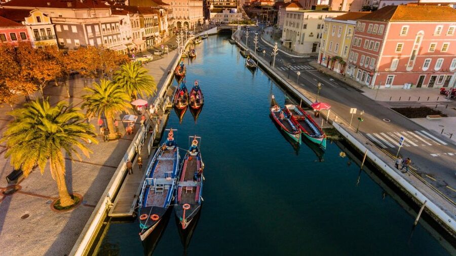 From Porto: Aveiro and Coimbra Private Tour - Costa Nova striped houses: photos with crowd reality