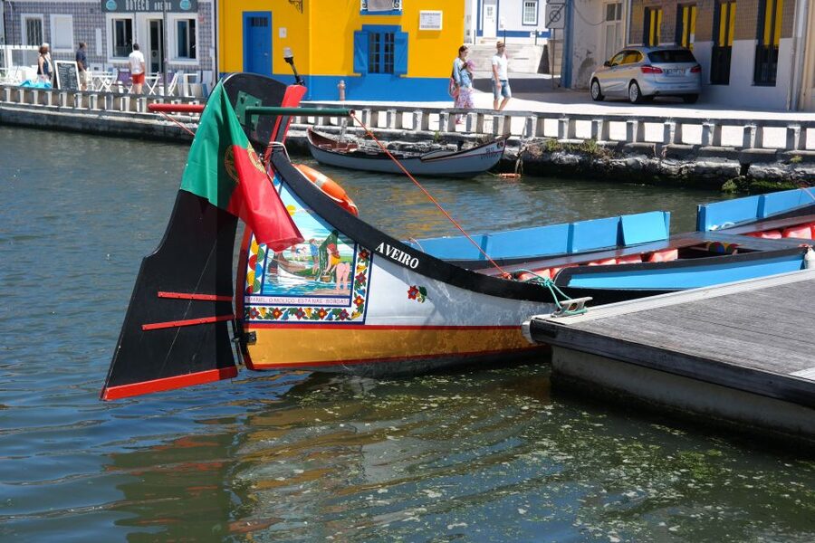 From Porto: Aveiro Half-Day Tour with 1-Hour Cruise - Costa Nova beach break: striped houses in a quick burst