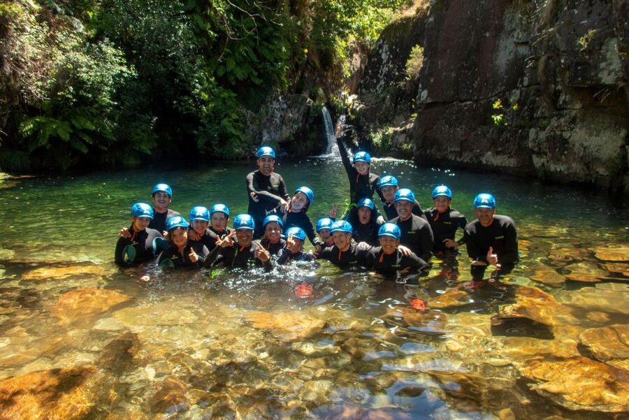 From Porto: Guided Canyoning Tour in Arouca Geopark - Itinerary in plain language: what happens when