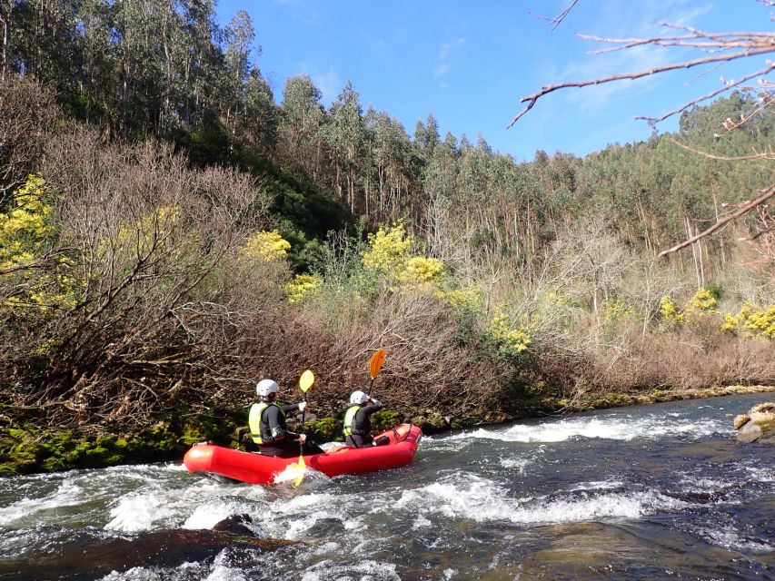 From Porto: Paiva River Canoe Rafting Adventure Tour - The canoe-raft run: rapids, pauses, and optional jumps