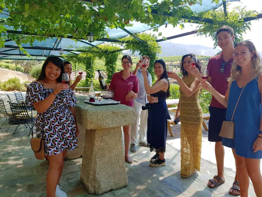 From Porto: Premium Douro Valley 4 Vineyards Tour with Lunch - First Winery Visit: A Vineyard Tour and a Full Opening Tasting