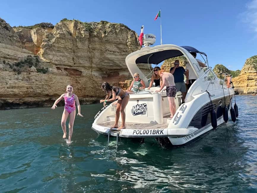 Lagos: Magic Private Boat Ponta da Piedade Algarve Portugal - The classic Lagos pass: Praia dos Estudantes to Porto de Mós
