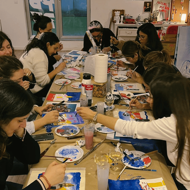 Porto: Acrylic Painting Workshop for Groups or Individual - Your Painting Choice: Copy A Base Design Or Go Original