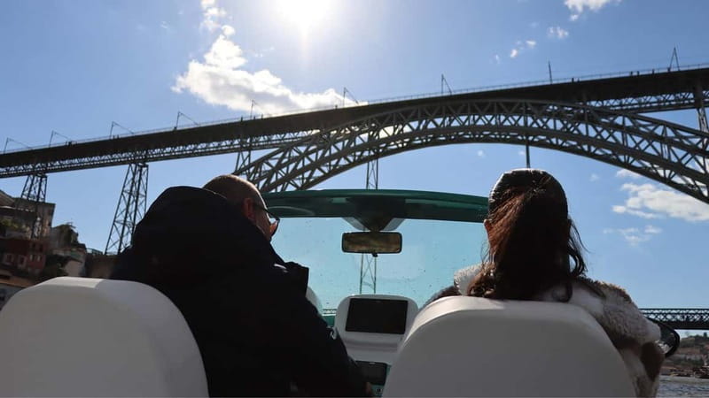 Porto: Bridges Cruise in a Fiat 500 Limited Edition Boat - Serra do Pilar, Ribeira, and Afurada: Shore Views Worth Noticing