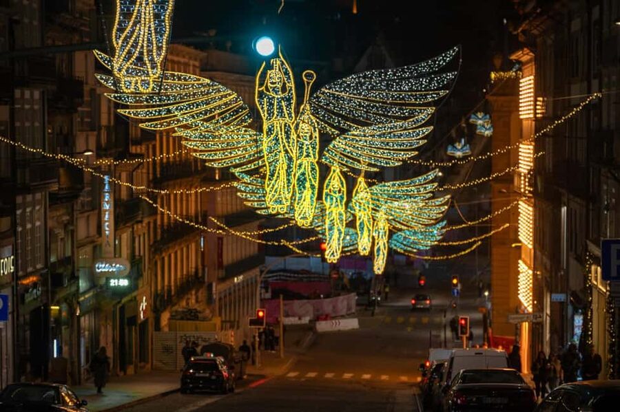 Porto: Christmas Lights Flexible Walking Tour - Santo Ildefonso Church at Night: Another Photo Anchor