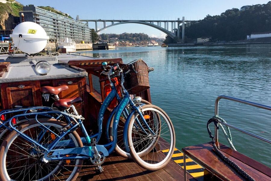 Porto: City Bike Rental - The ride plan: River Douro paths, parks, and urban beaches
