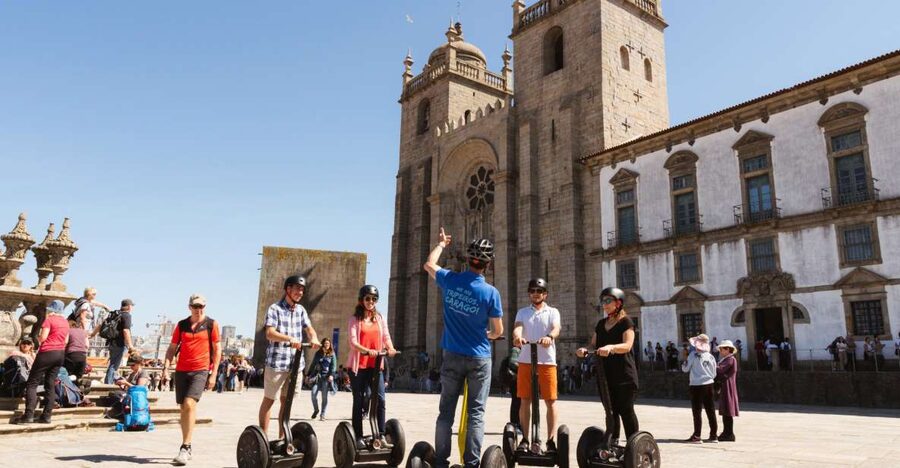 Porto: City Highlights Guided Segway Tour - Getting started at Bluedragon City Tours (and learning the Segway fast)