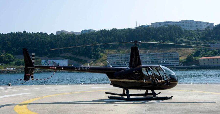 Porto: Douro River Helicopter Tour - Arrival at Heliport of Massarelos on Avenida Basílio Teles