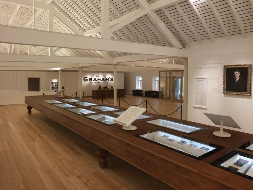 Porto: Graham's Port Lodge Tour with Premium Wine Tastings - Your 2-hour flow: guided tour, tasting, then a little shopping