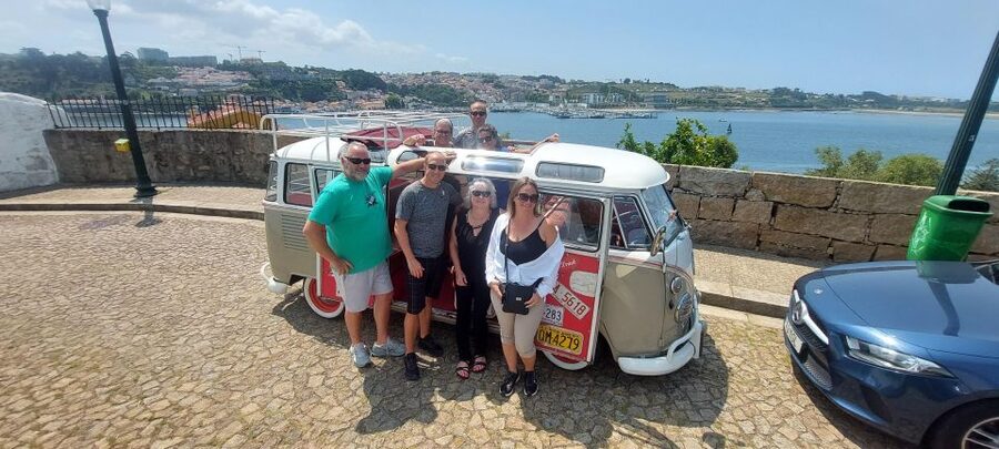 Porto: Historic Center and Surroundings Tour by VW Kombi - From Porto to Gaia: The Douro Riverfront Return