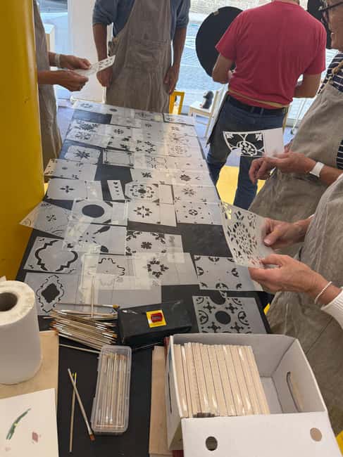 Porto: Portuguese Azulejo Tile Painting Workshop with Wine - The Majolica process: what happens after you paint on the raw glaze