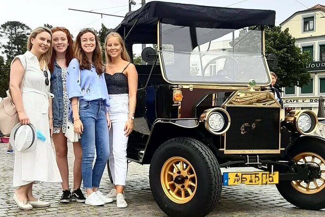 Porto:Private Tour of the Historic City in a Classic Ford T - Jardim do Morro and More Bridge Views: Sunset Energy, Short Stop Duration