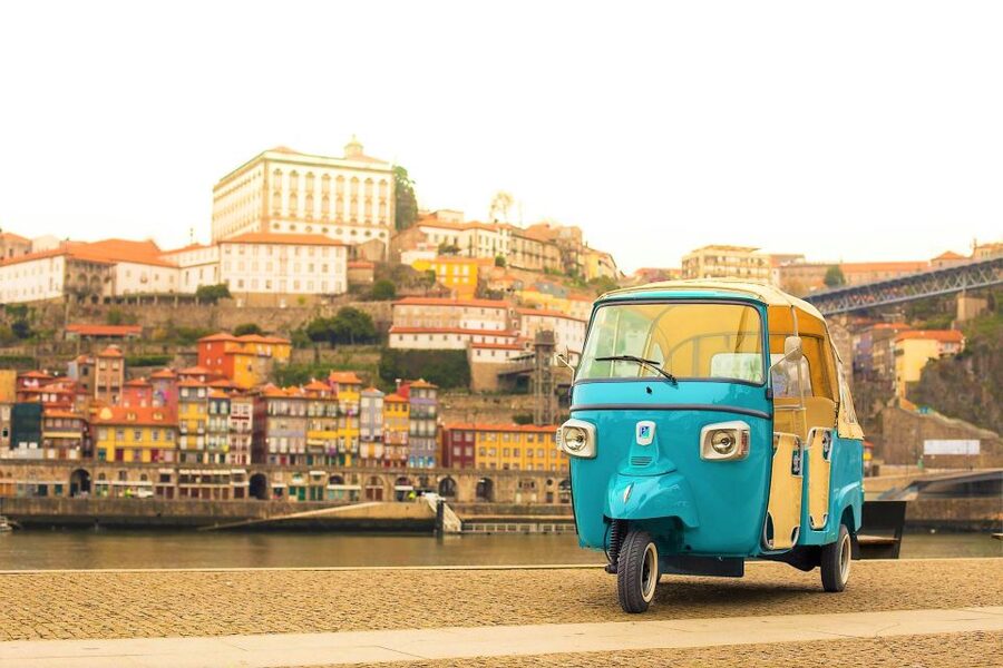 Porto: Private Tuk-Tuk Tour with Short Walks and Wine - Crossing Dom Luís I Bridge for Porto From the Other Angle