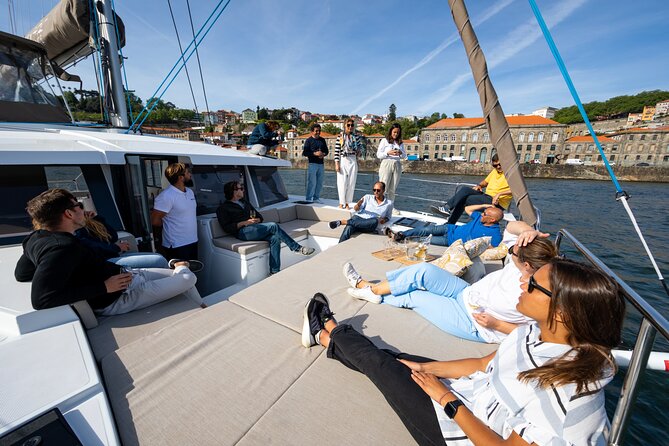 Porto Sailing Boat Private Tour With Port Wine - Ribeira Square from the water: the classic Porto charm angle