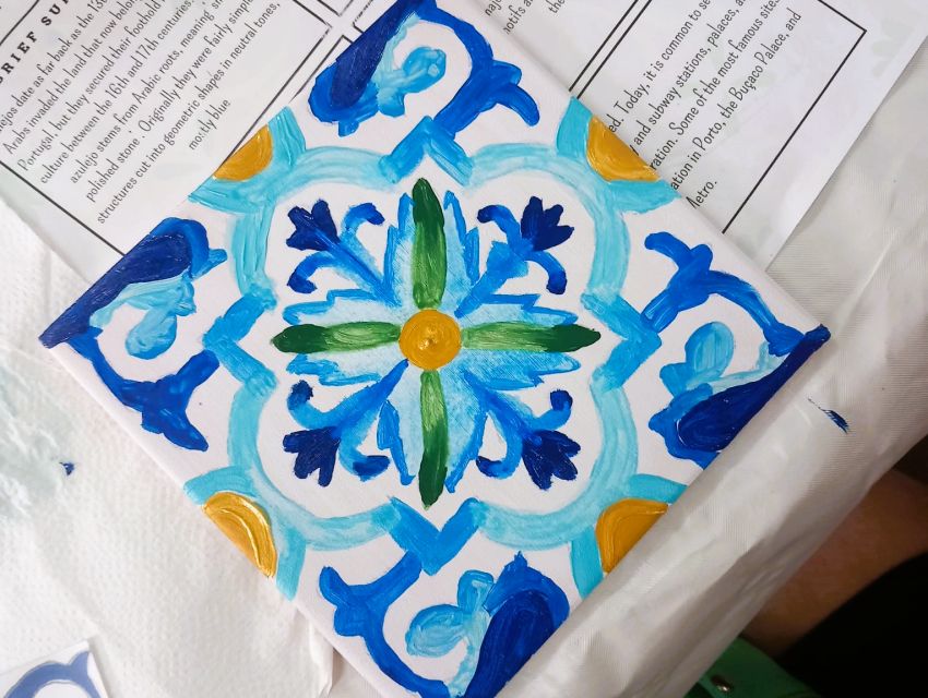 Porto: Tile Painting and Cocktails in Downtown Porto - Getting your tile home: drying time and how to plan your afternoon