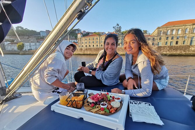 Porto: Wine and cheese tasting on a sailboat on the Douro River - Port tasting at the finish: Ruby, white, and tawny