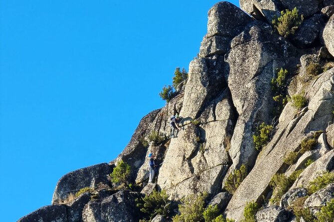 Private Climbing Via Ferrata Roof of the World - The views: Alto Rabagão dam and Larouco from up high