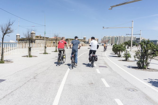 Private e-Bike Tour in Porto – Explore Riverside, Beaches & Parks - Tram history and the engineering spectacle of Arrábida Bridge