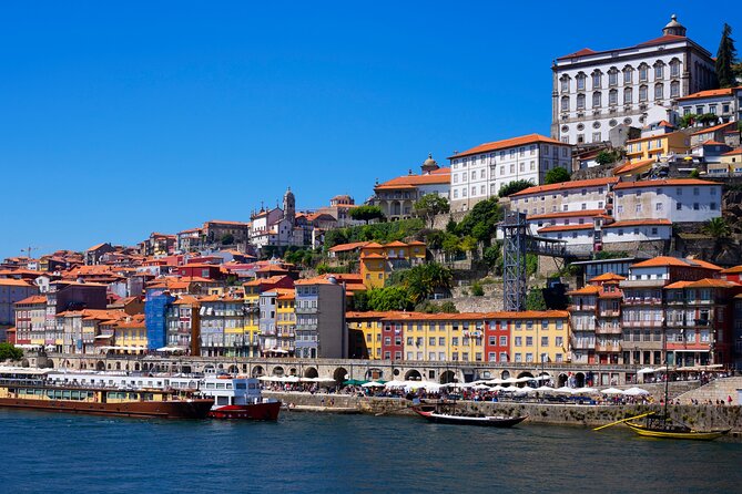 Private Porto Sailing Yacht Sunset Sightseeing Tour - Downtown Porto from the water: Ribeira’s best angle