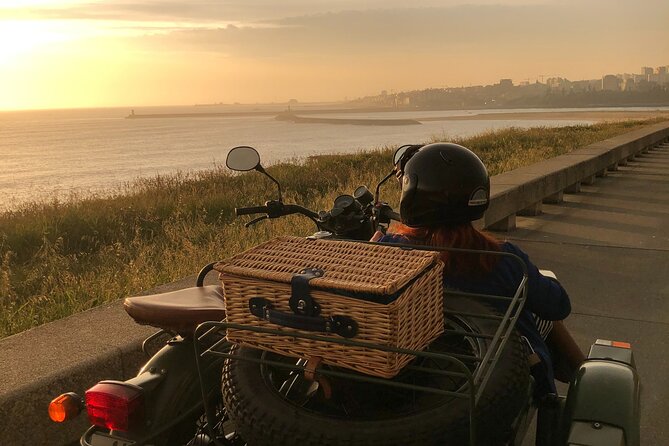 Private Sidecar Sunset & Drinks! - Stop 5: Mosteiro da Serra do Pilar and the Espumante toast with the best sunset angle