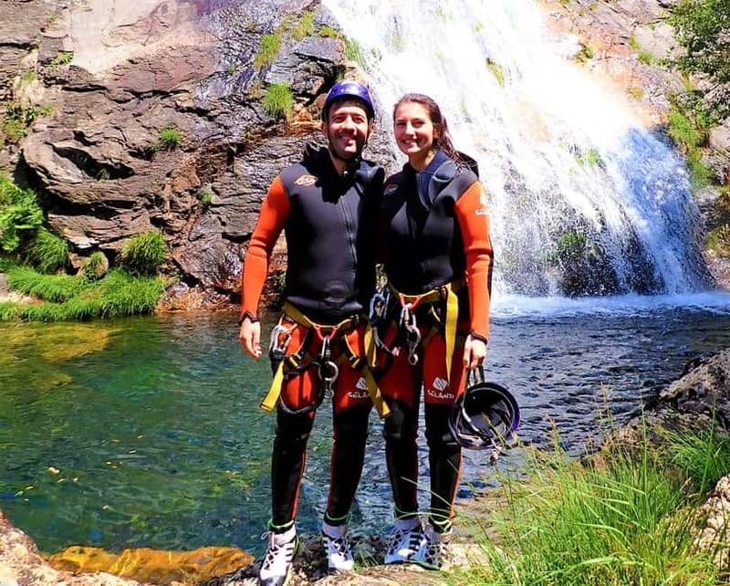 Serra D'Arga Canyoning - Gear and comfort: wetsuit, harness, helmet, and canyon boots