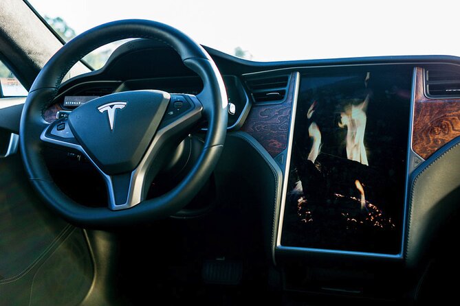 Tesla S Luxury Executive Porto Airport Transfer - What it feels like inside: clean, comfortable, and quiet