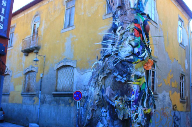 Tour of Vila Nova de Gaia - Half Rabbit by Bordalo II: Street Art With a Local Attitude