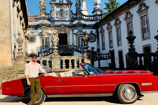 Vintage car ride in Vila Real - What’s it like in a vintage car (Fiat, Cadillac-style)